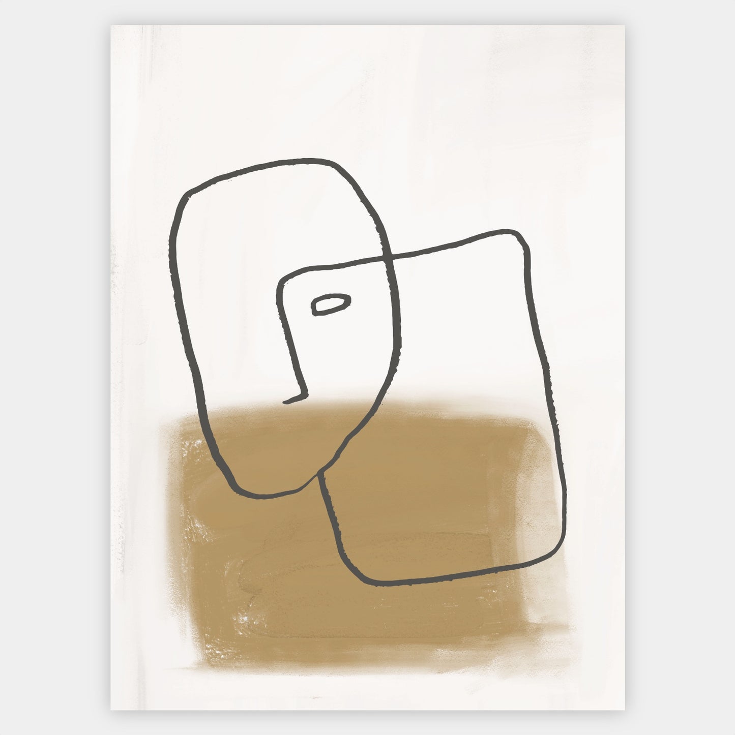 Abstract poster "Face"