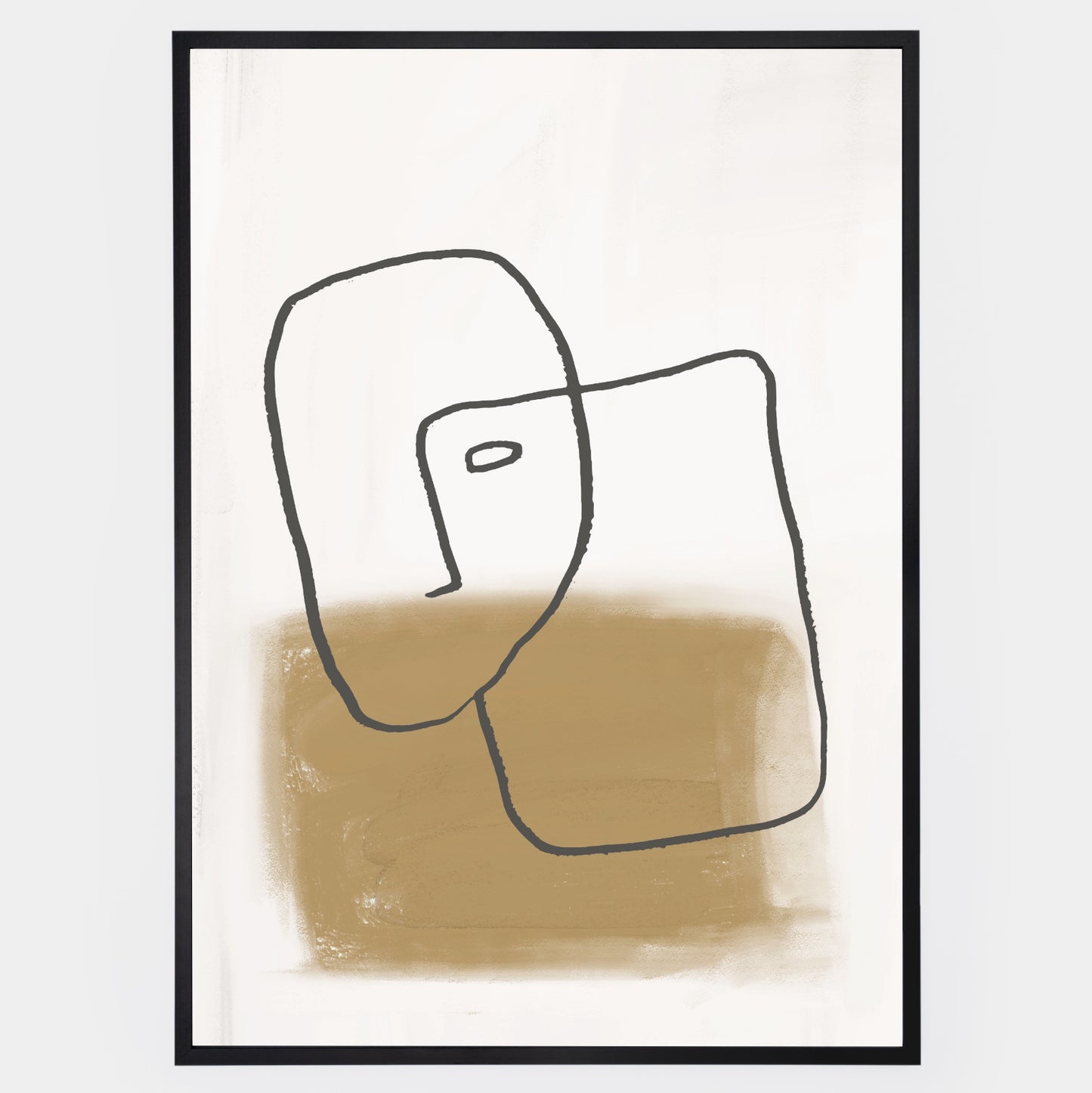 Abstract poster "Face"