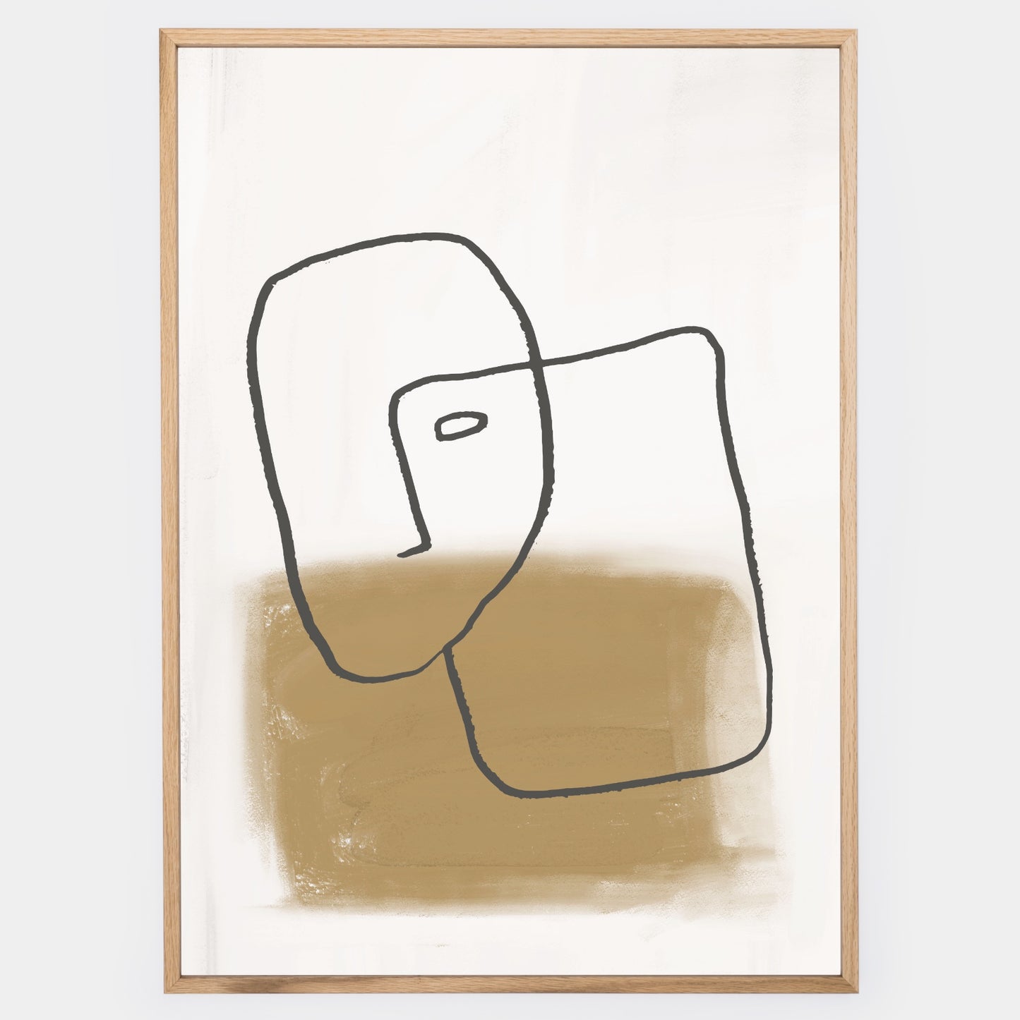 Abstract poster "Face"