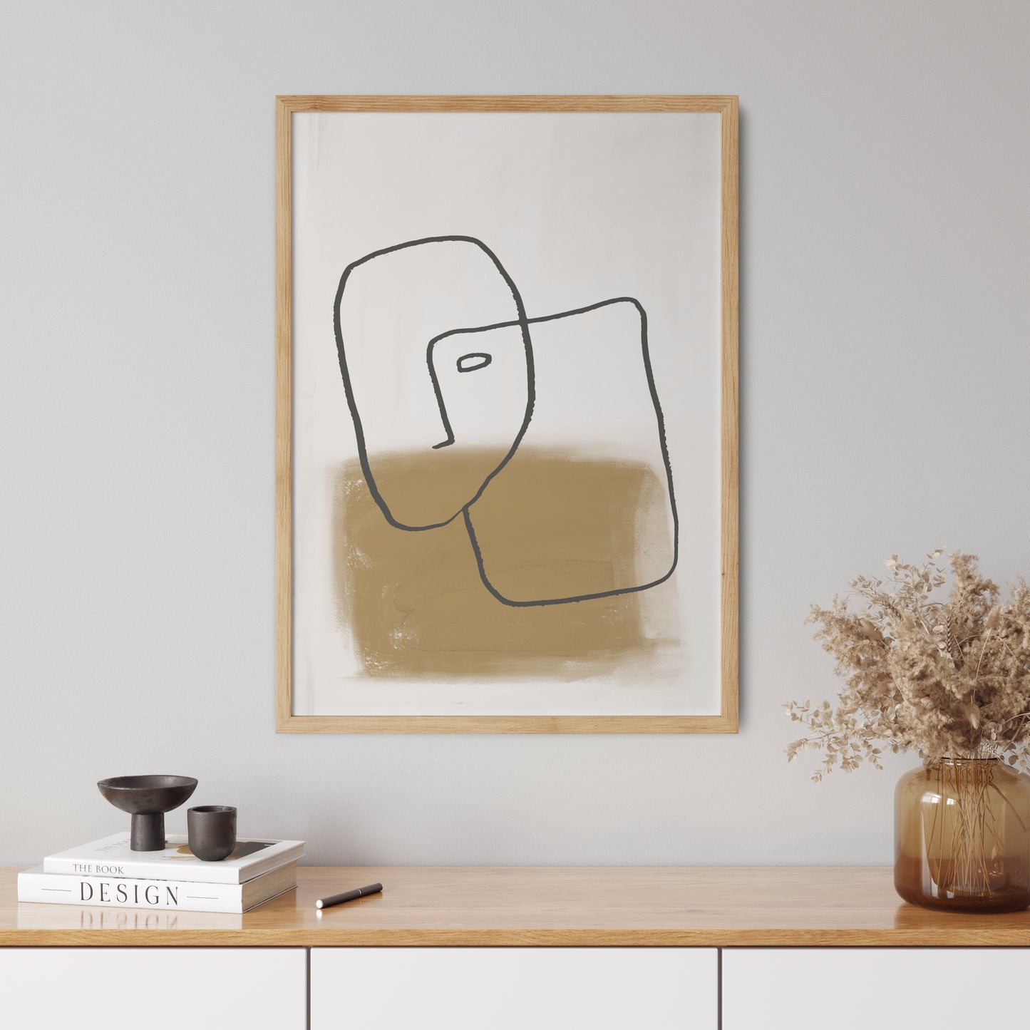 Abstract poster "Face"