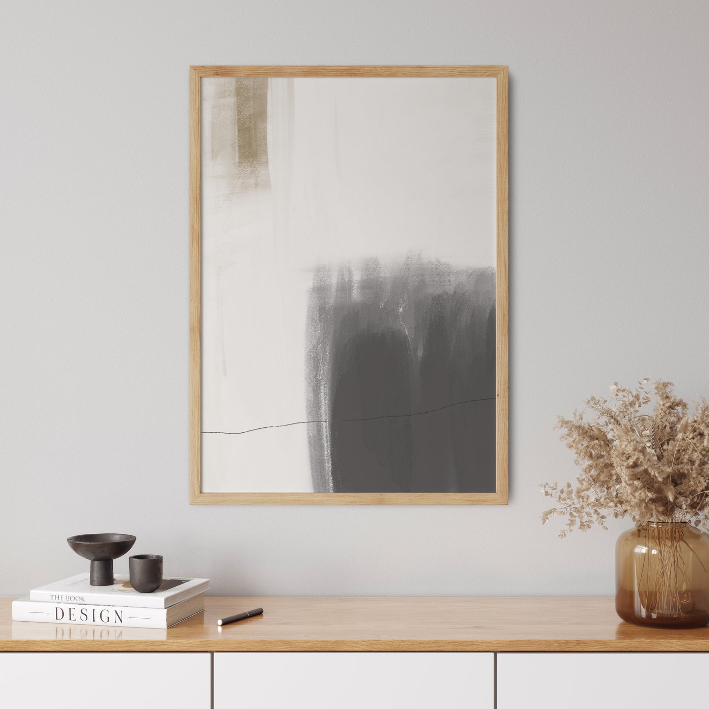 Abstract Poster "Grey"