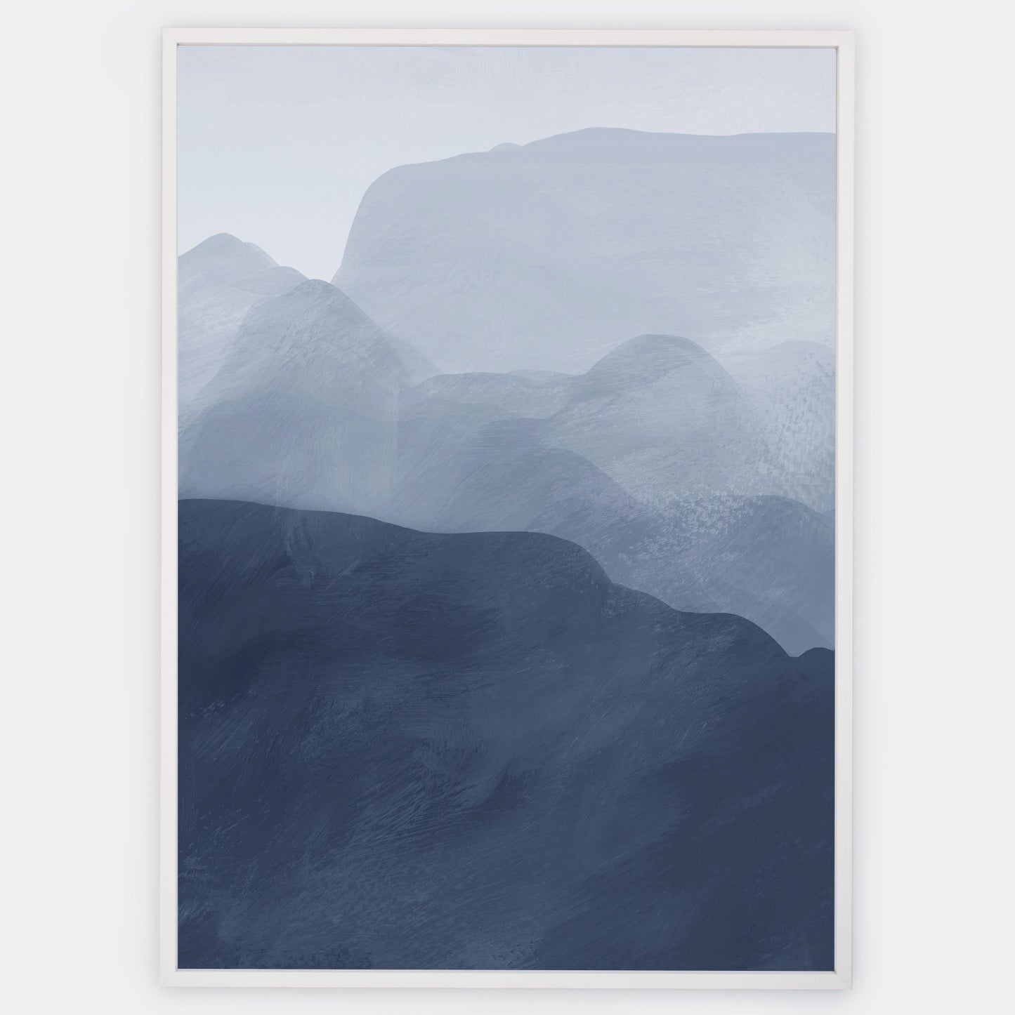 Abstract Poster "Blue Mountains" No. 1