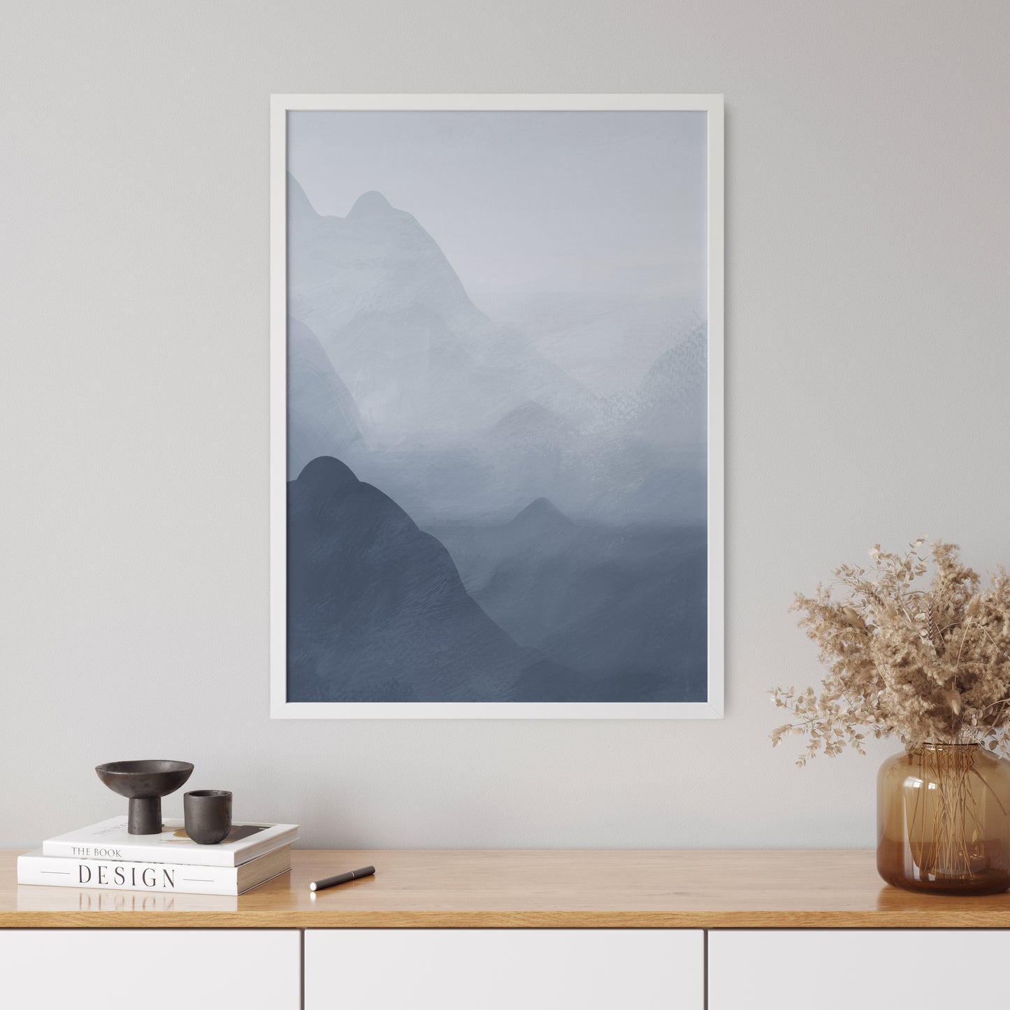 Abstract Poster "Blue Mountains" No. 2
