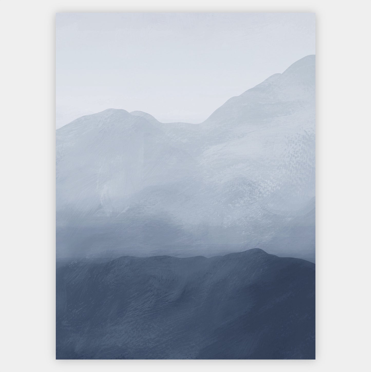 Abstract Poster "Blue Mountains" No. 3