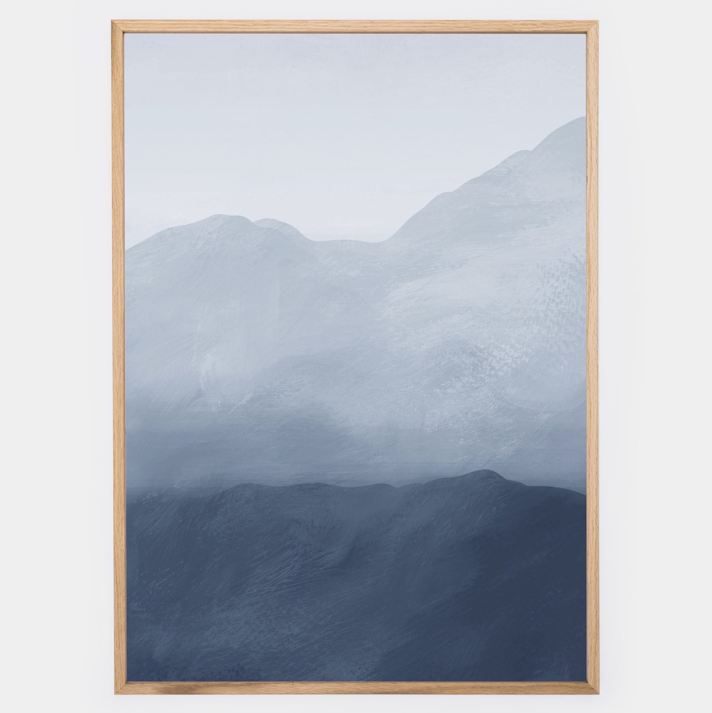 Abstract Poster "Blue Mountains" No. 3