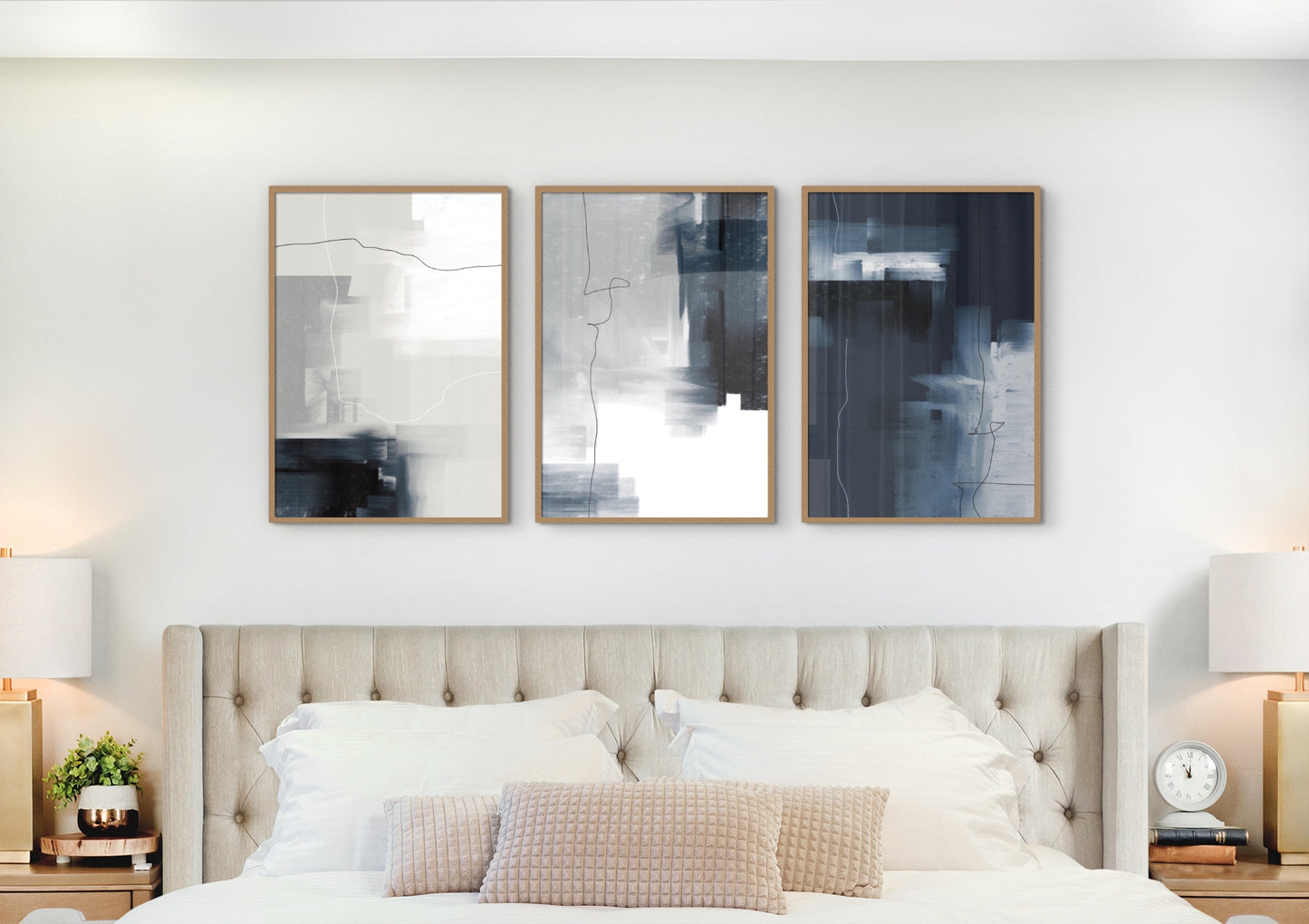 Abstract Poster "Navy" No. 1