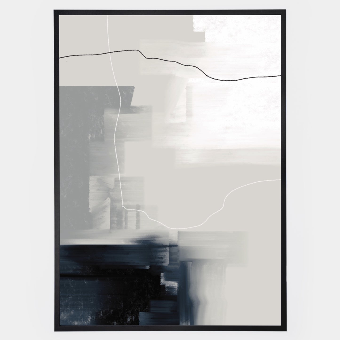 Abstract Poster "Navy" No. 1