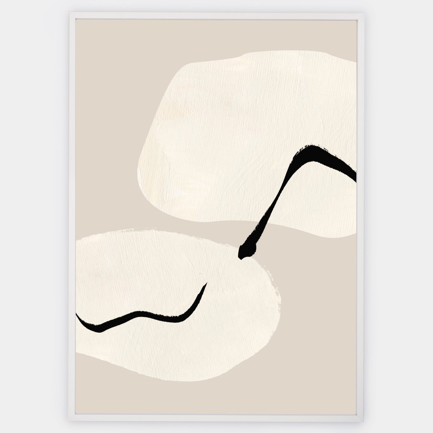 Abstract Poster "Beige Sky" No. 1