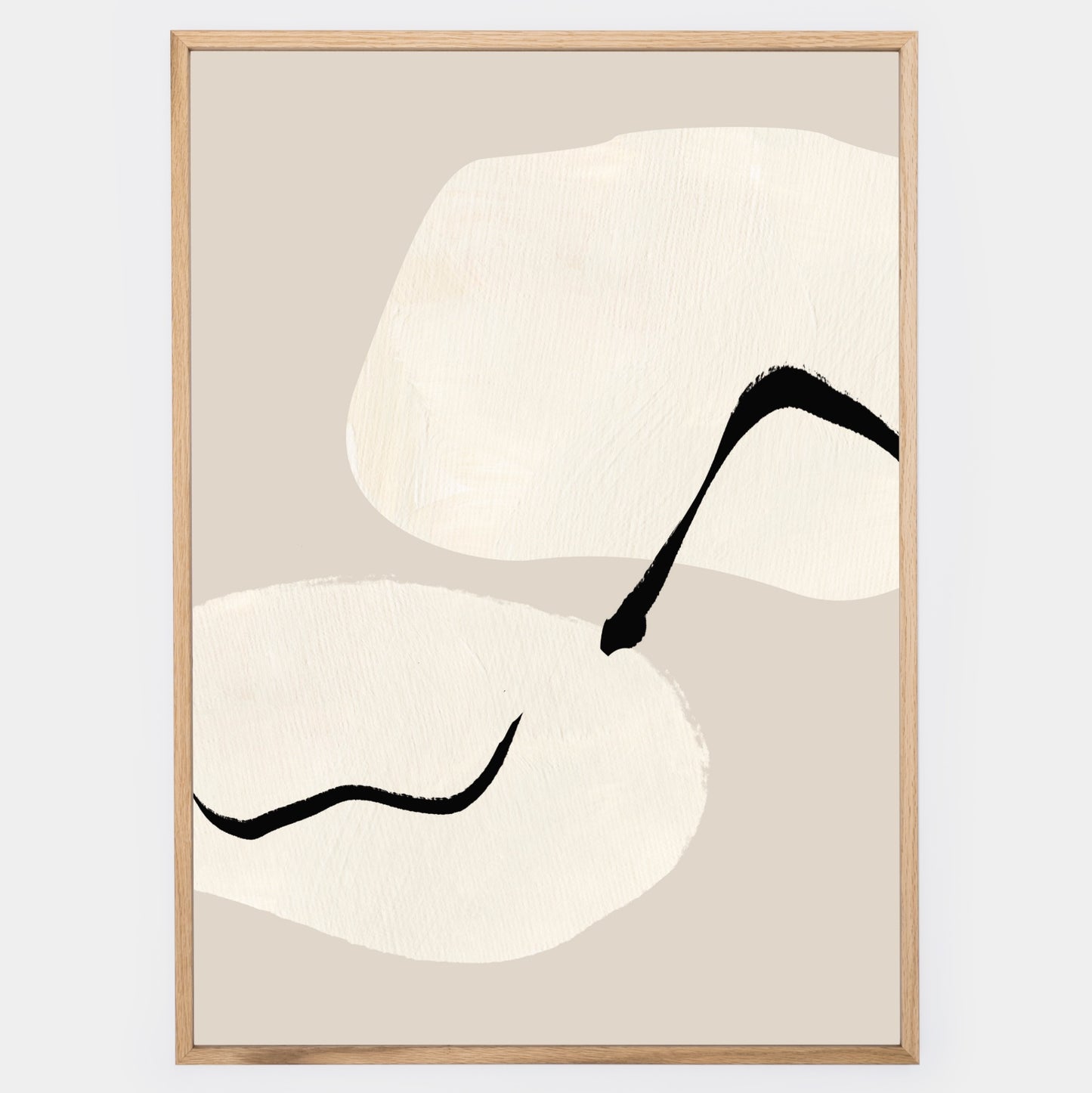 Abstract Poster "Beige Sky" No. 1