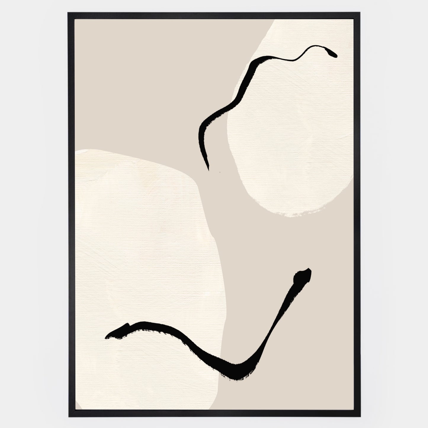 Abstract Poster "Beige Sky" No. 2