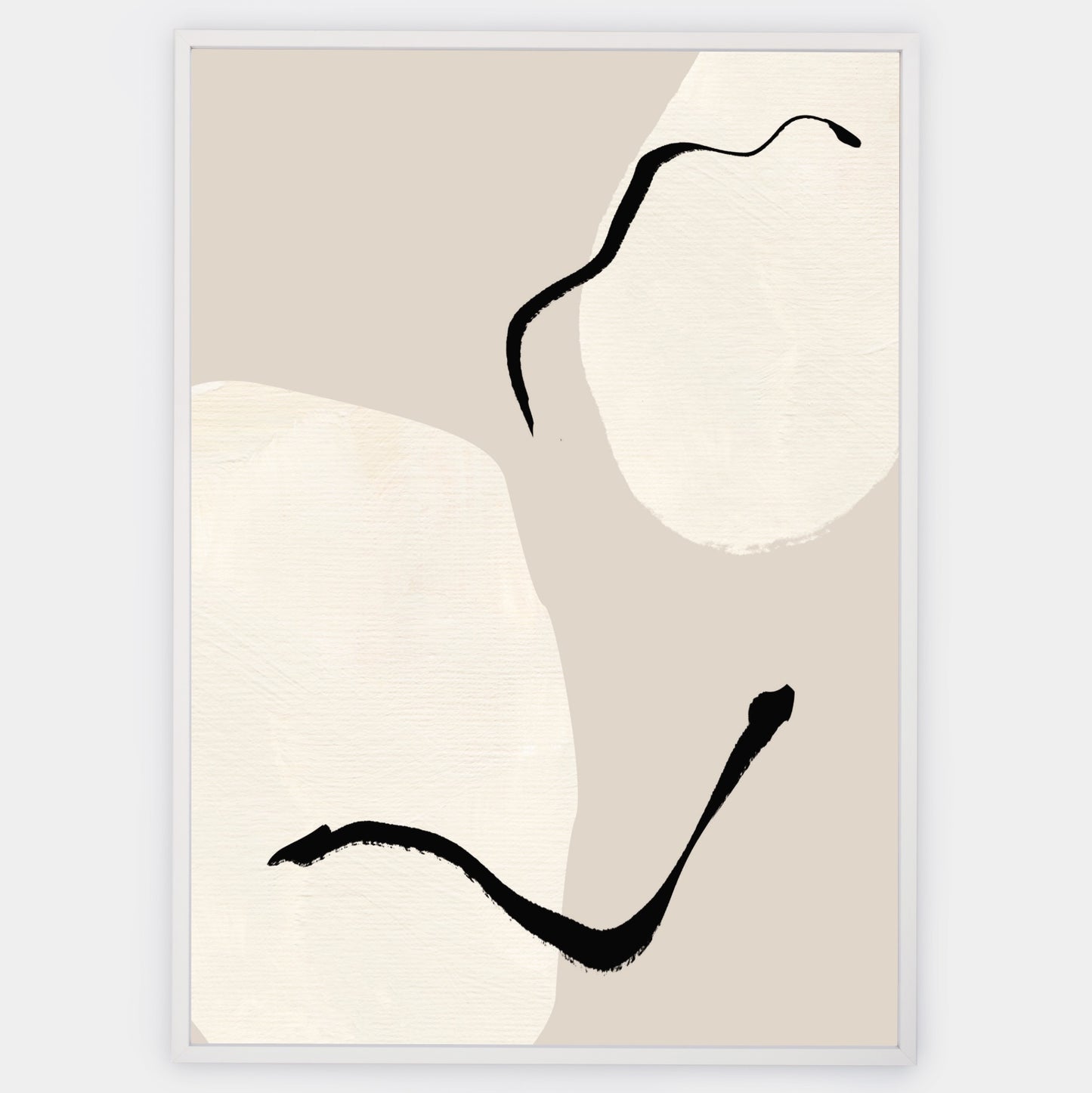 Abstract Poster "Beige Sky" No. 2
