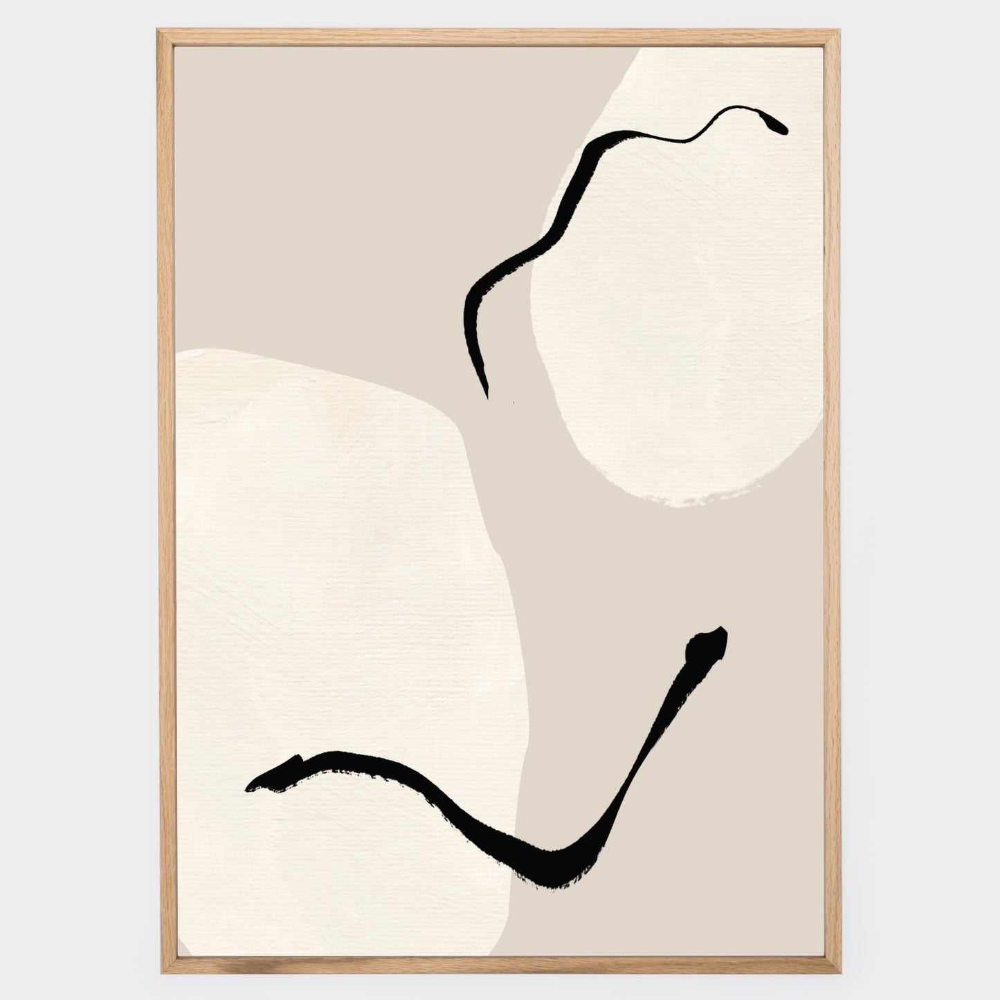 Abstract Poster "Beige Sky" No. 2