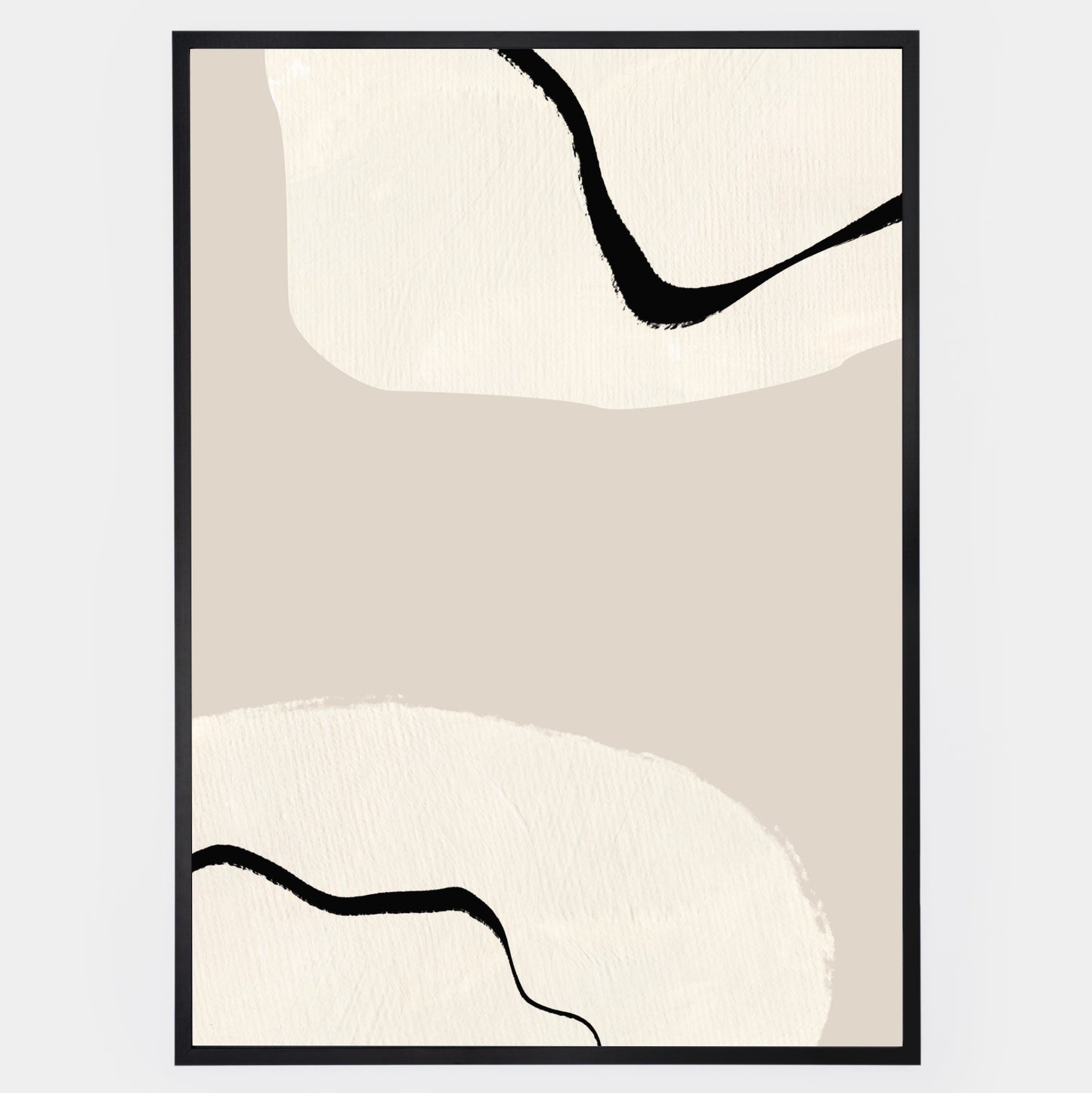 Abstract Poster "Beige Sky" No. 3