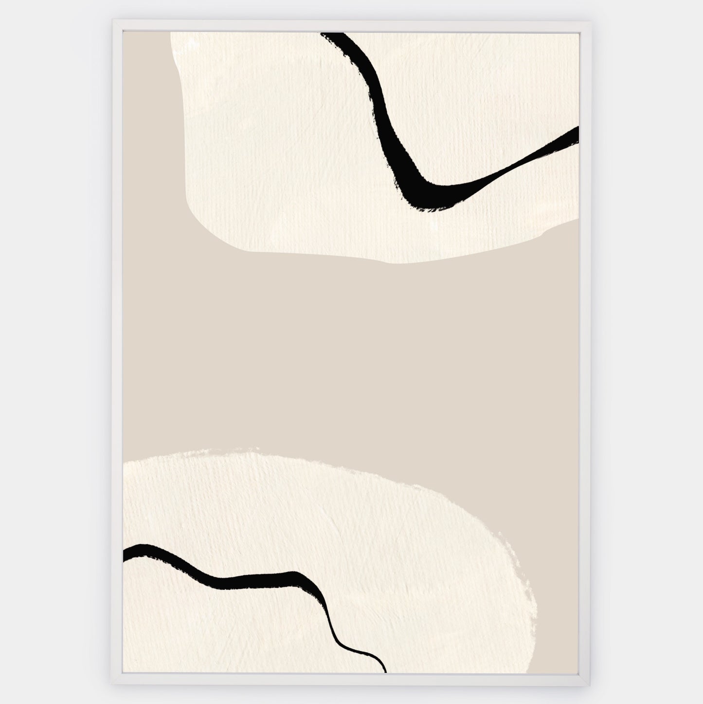 Abstract Poster "Beige Sky" No. 3