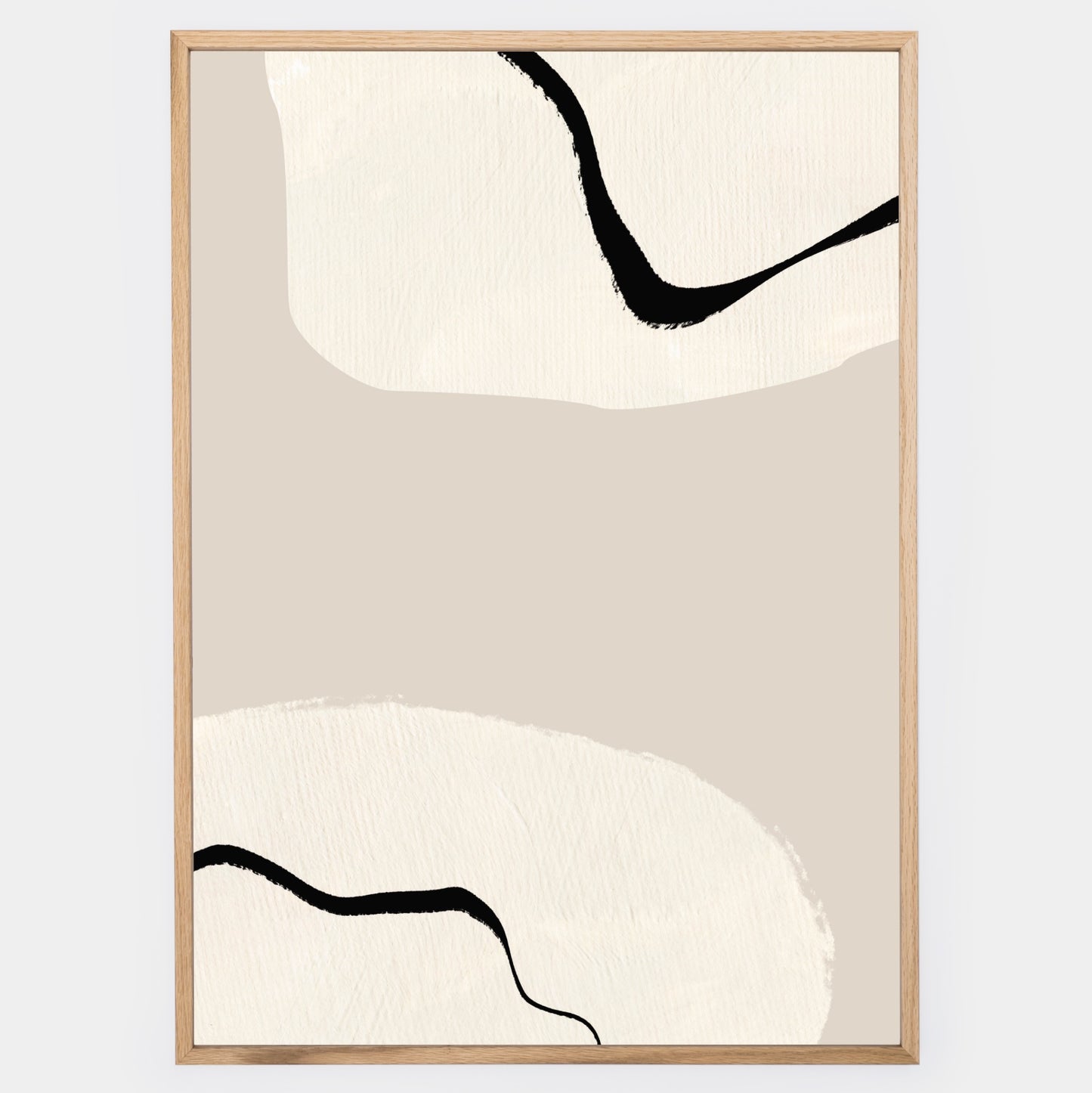 Abstract Poster "Beige Sky" No. 3