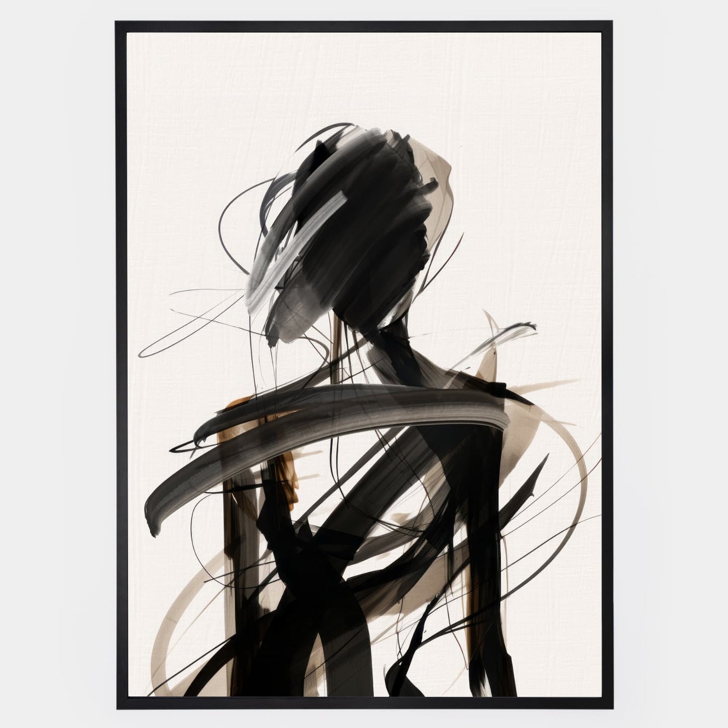 Abstract poster Muted contours