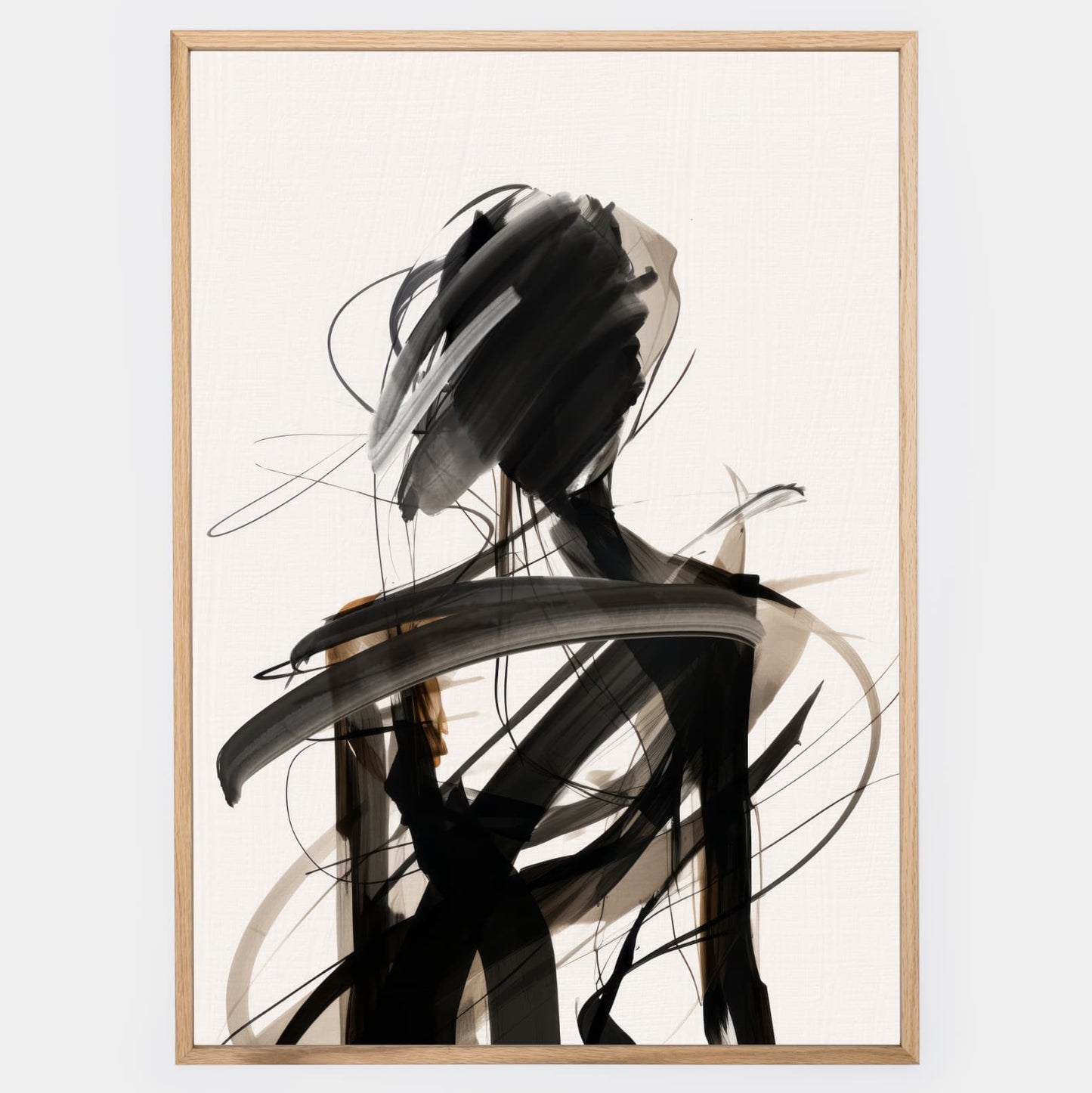Abstract poster Muted contours