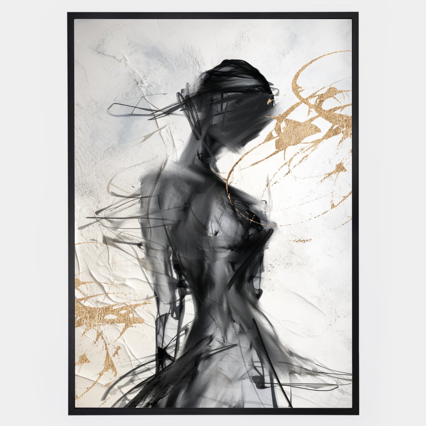 Abstract poster Golden aura