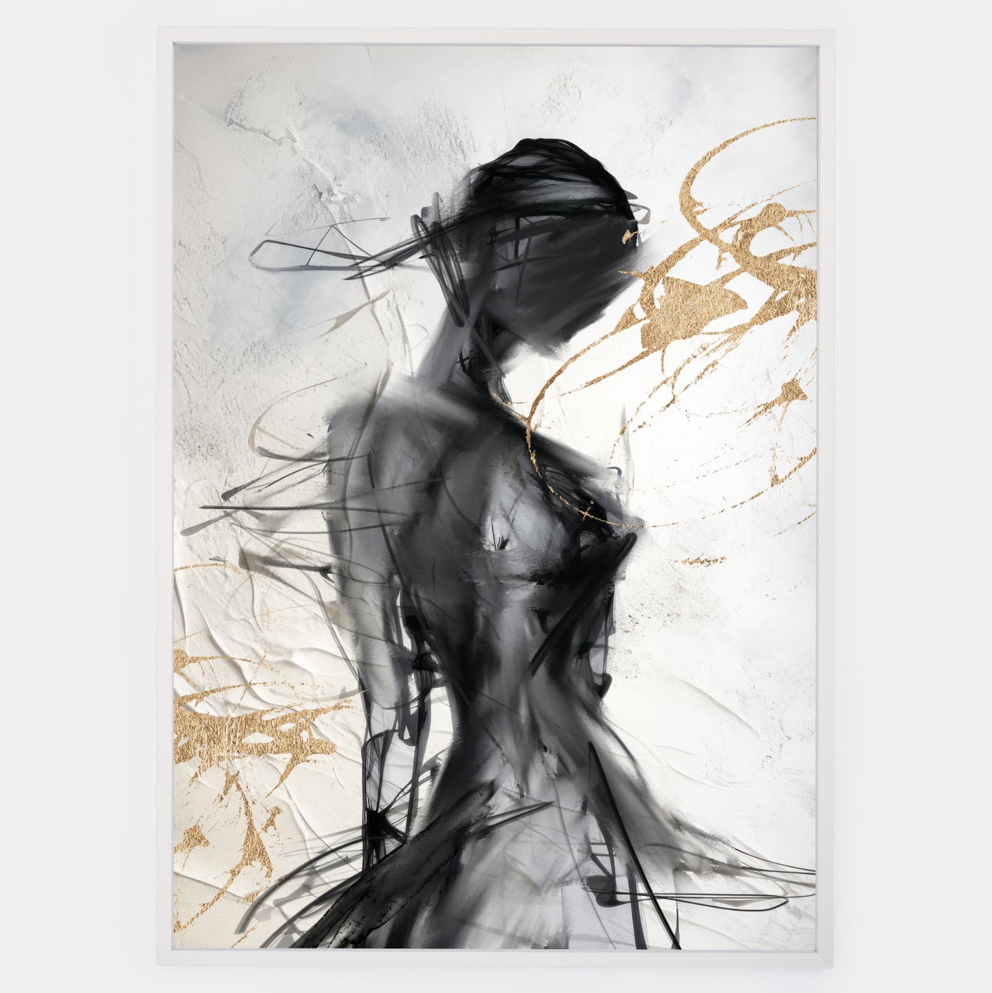 Abstract poster Golden aura