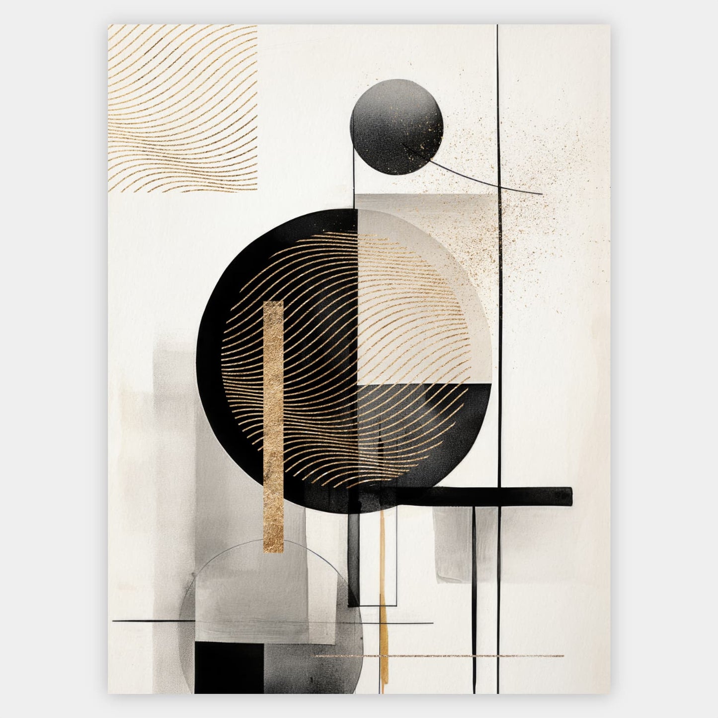 Abstract poster Harmony of abstraction