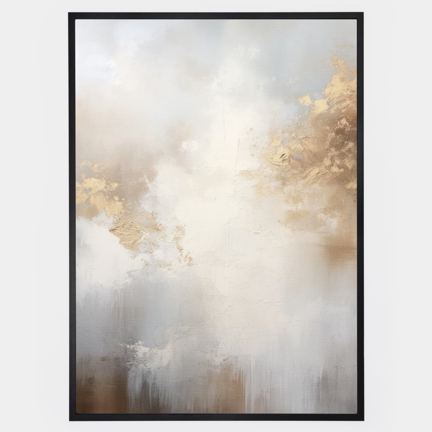 Abstract poster Golden Shades No. 2