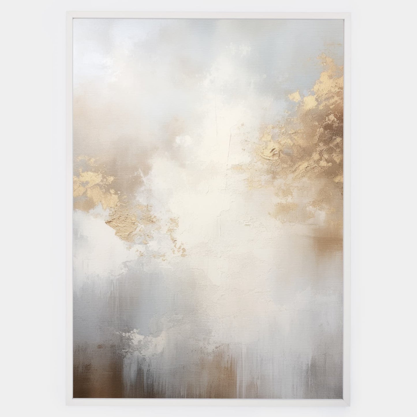 Abstract poster Golden Shades No. 2