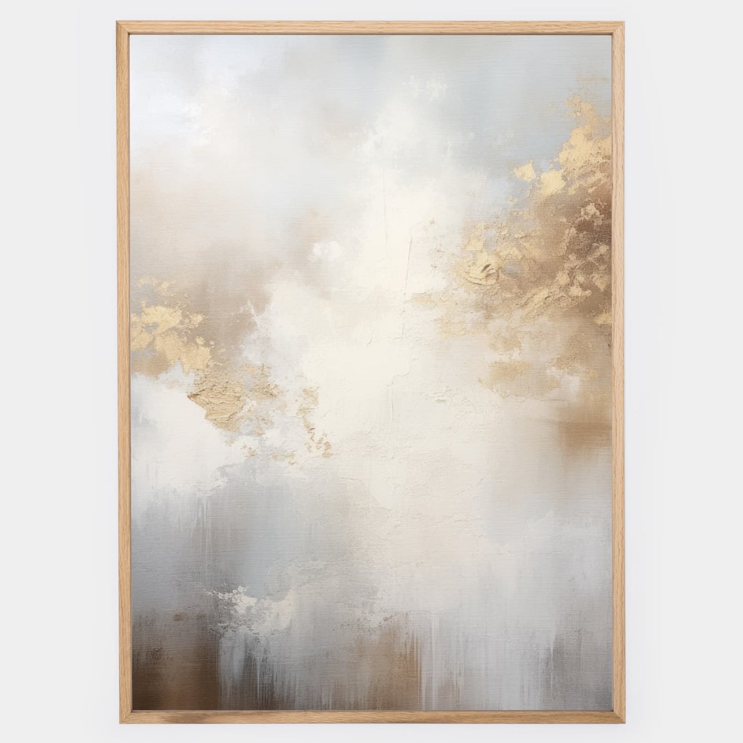 Abstract poster Golden Shades No. 2