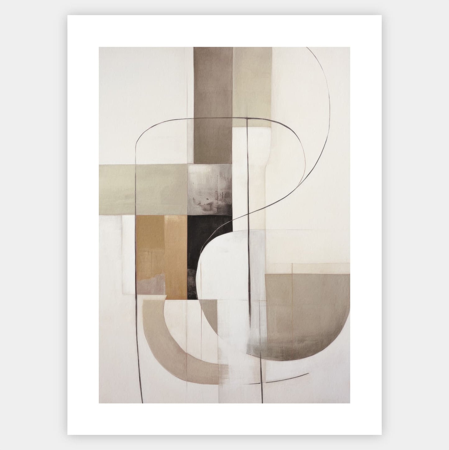 Abstract poster Geometry of Light No.3