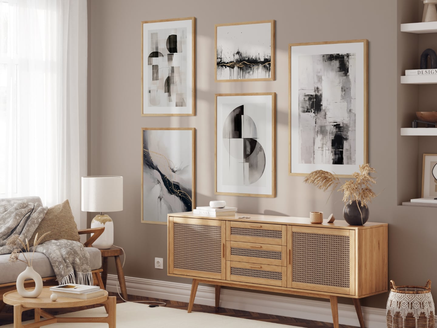 Abstract poster Subdued elegance No.3