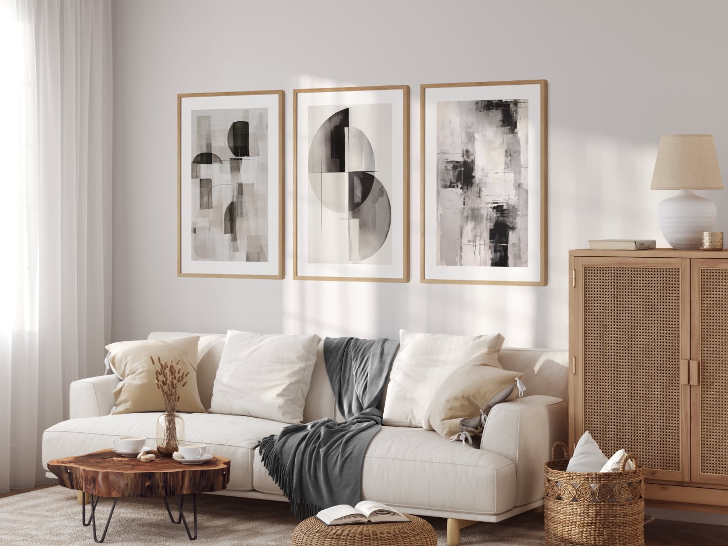 Abstract poster Subdued elegance No.1
