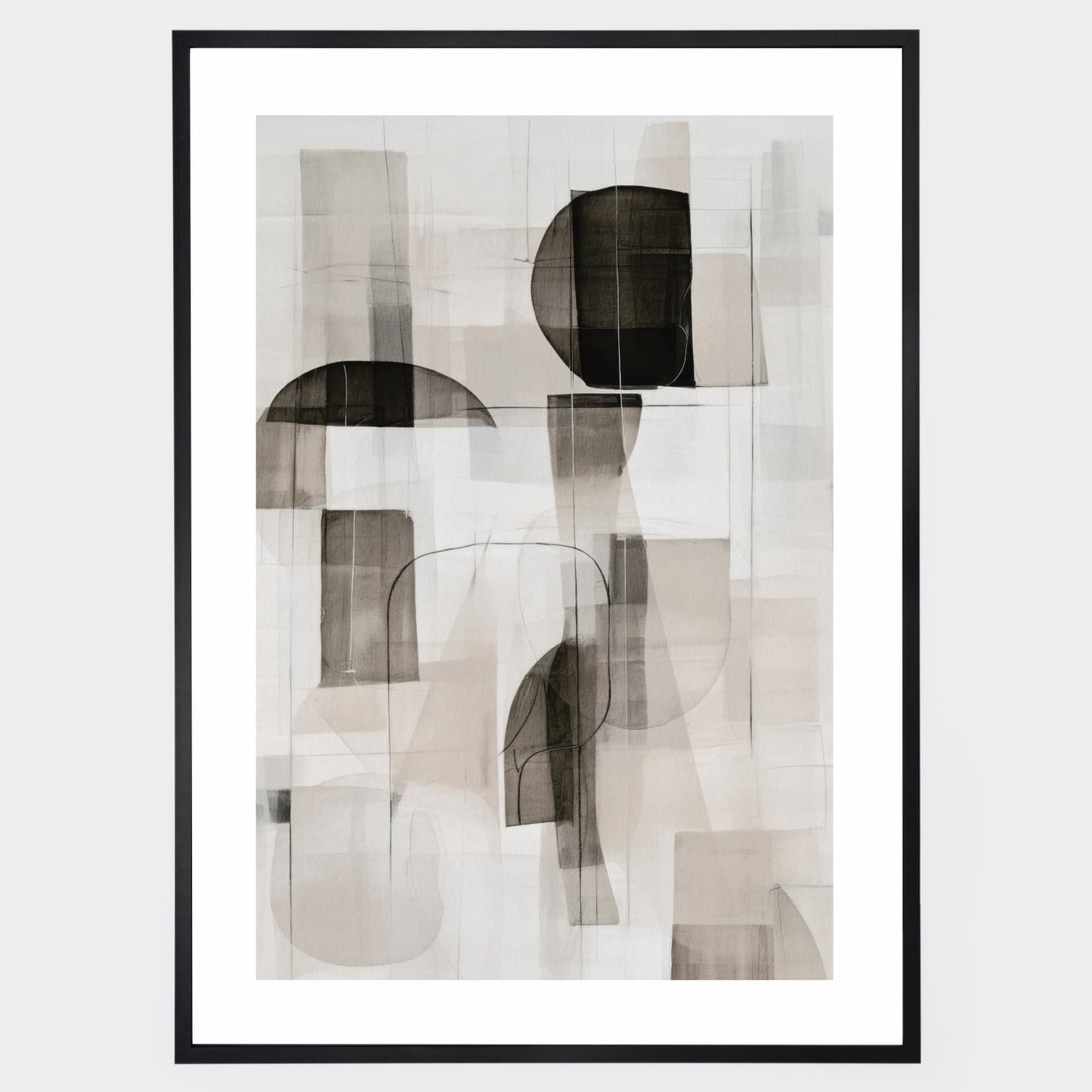 Abstract poster Subdued elegance No.1