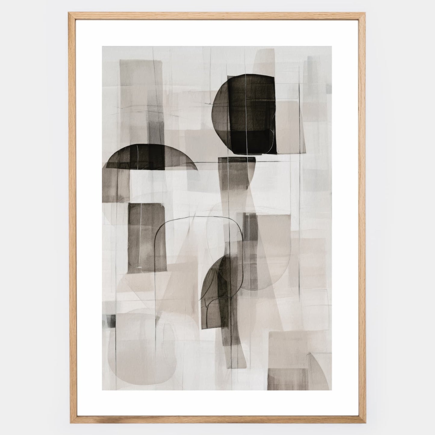 Abstract poster Subdued elegance No.1
