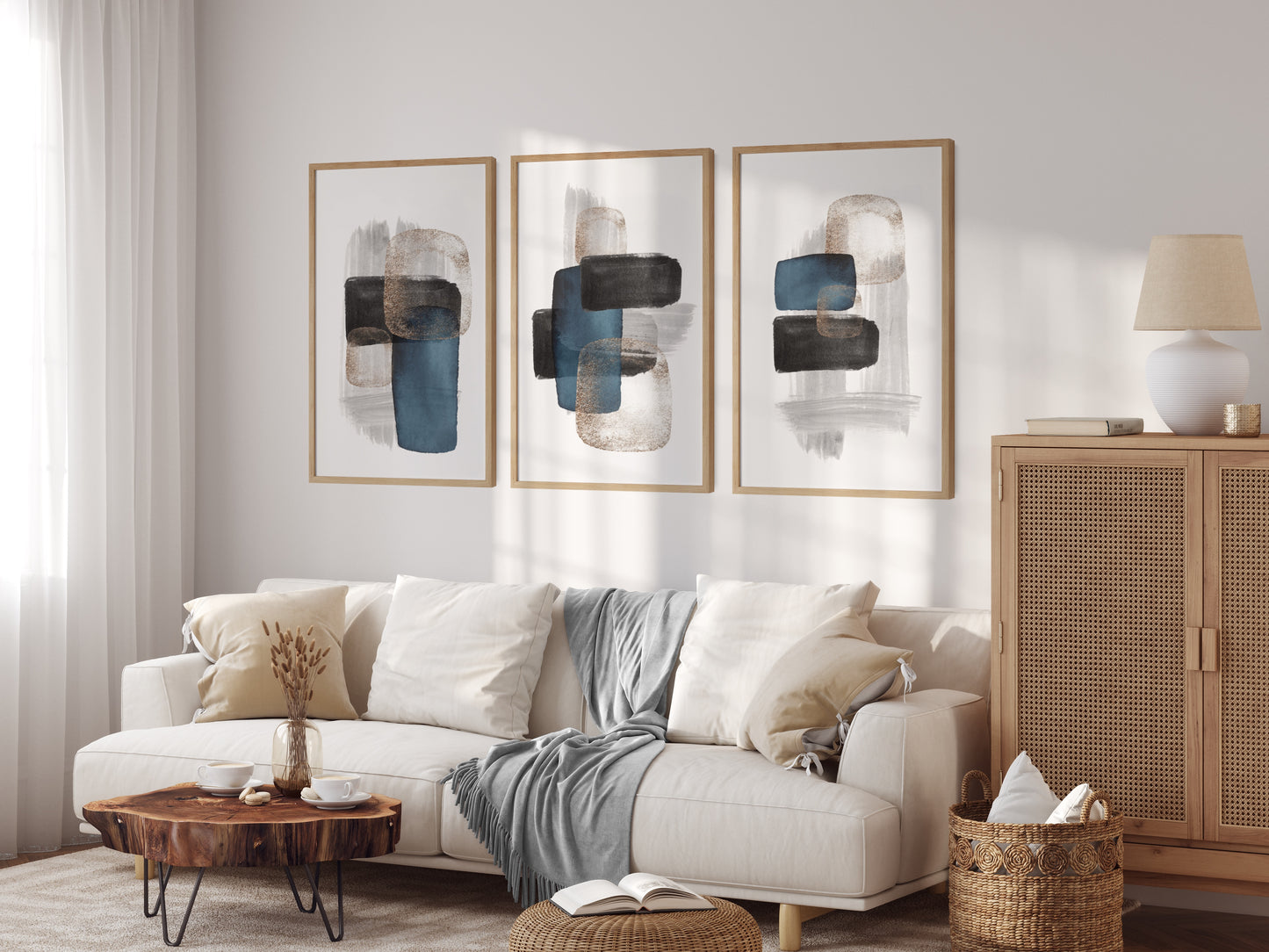 Set of 3 Gold Touch posters