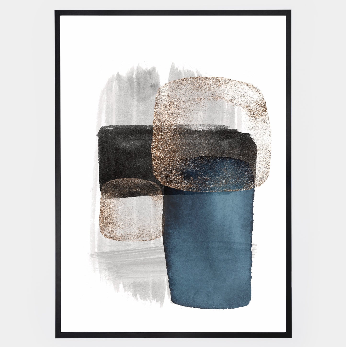 Abstract Poster "Gold Touch" No. 1