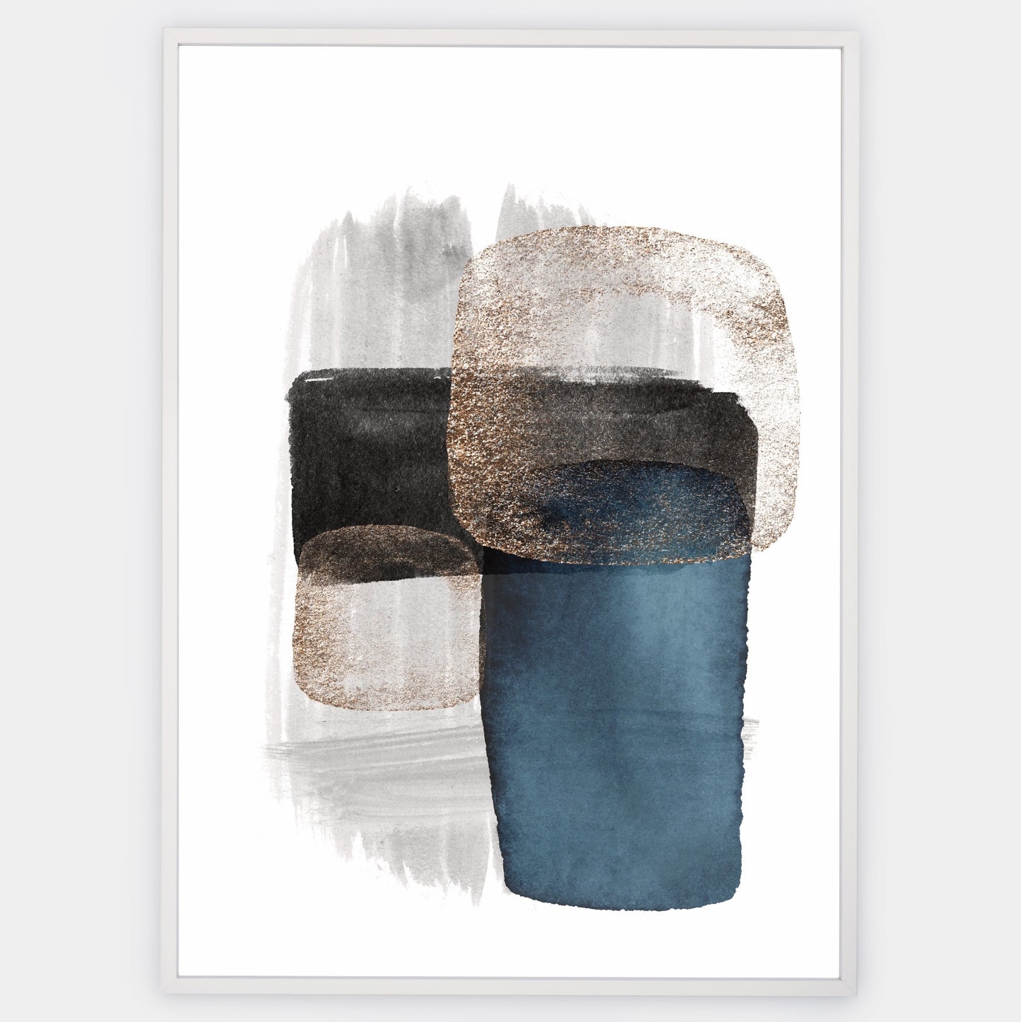 Abstract Poster "Gold Touch" No. 1