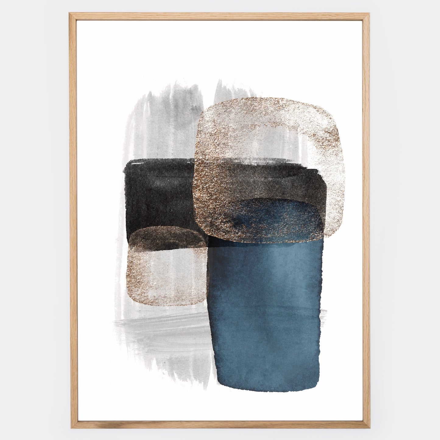 Abstract Poster "Gold Touch" No. 1