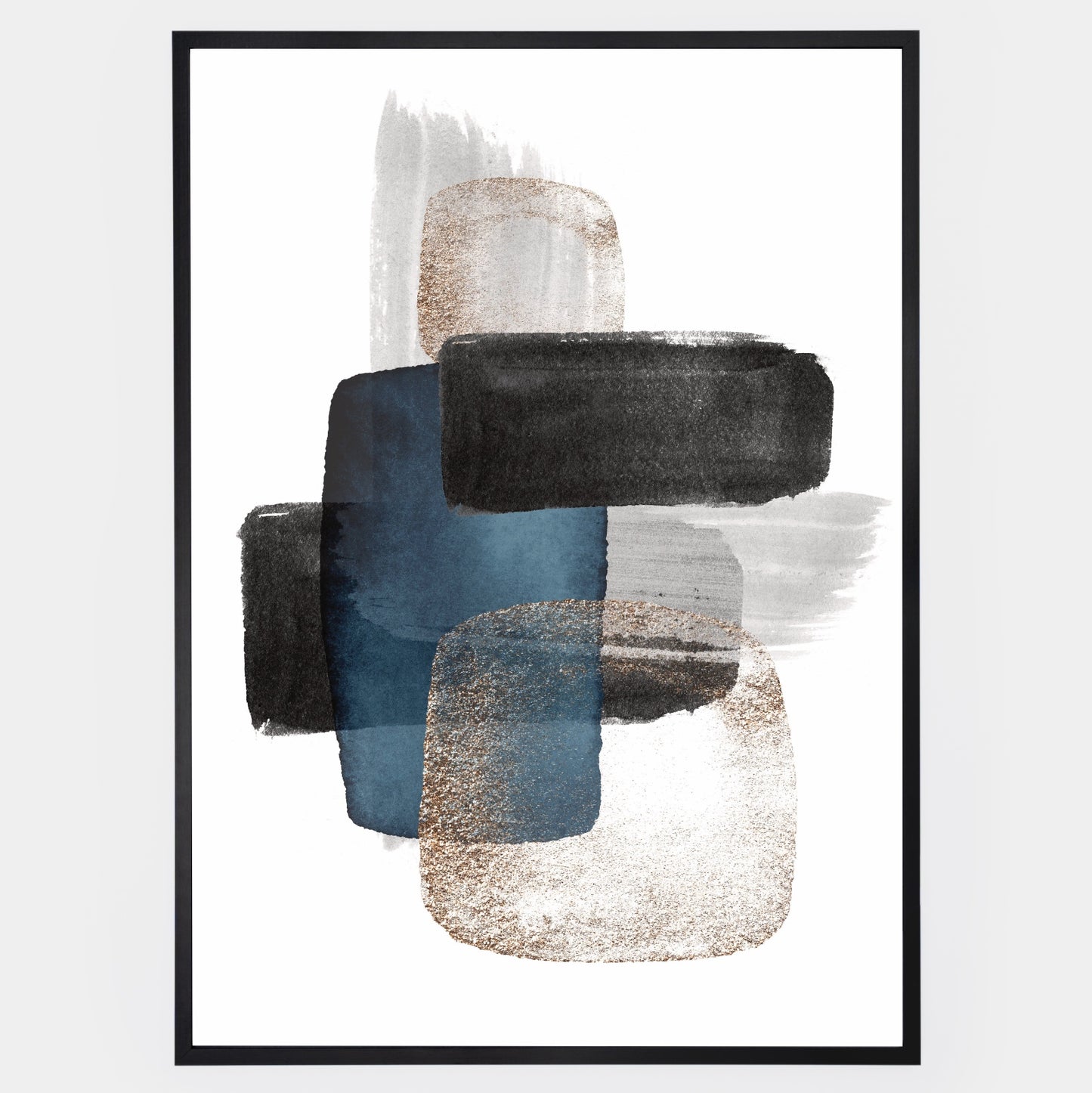 Abstract Poster "Gold Touch" No. 2
