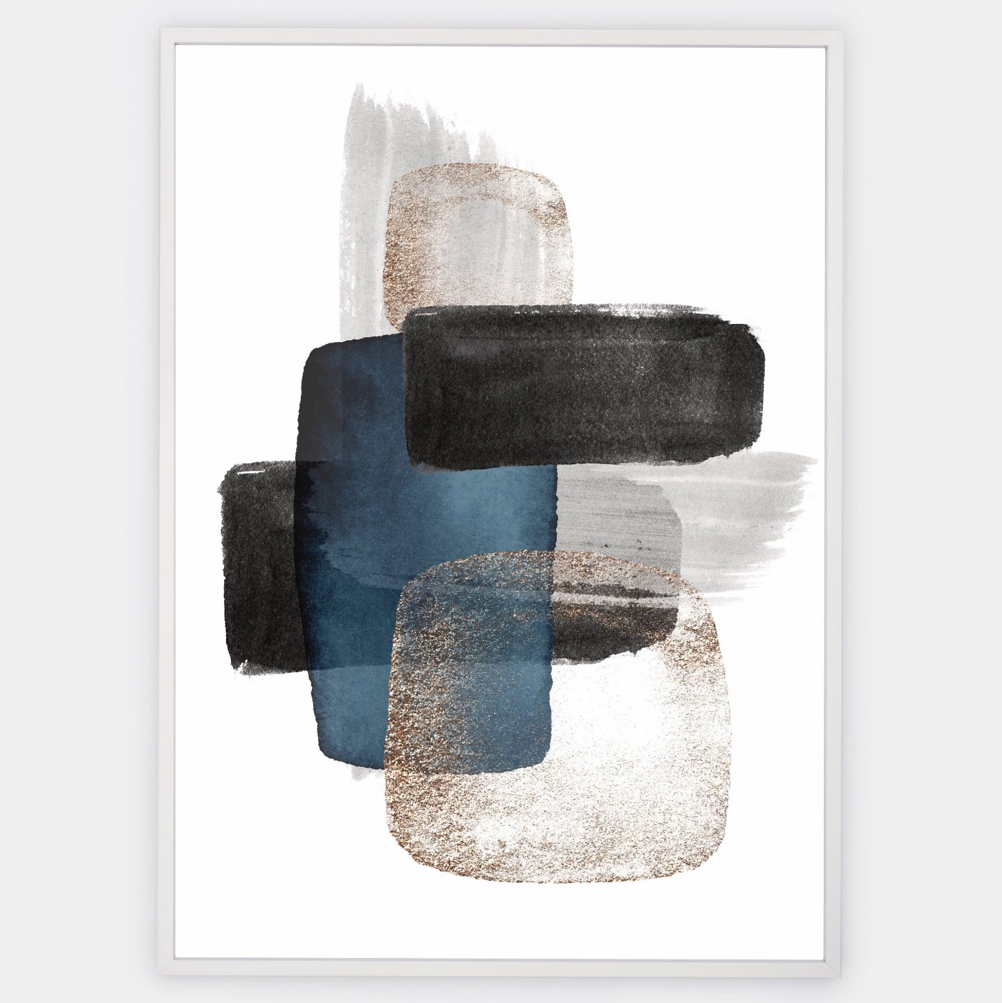 Abstract Poster "Gold Touch" No. 2