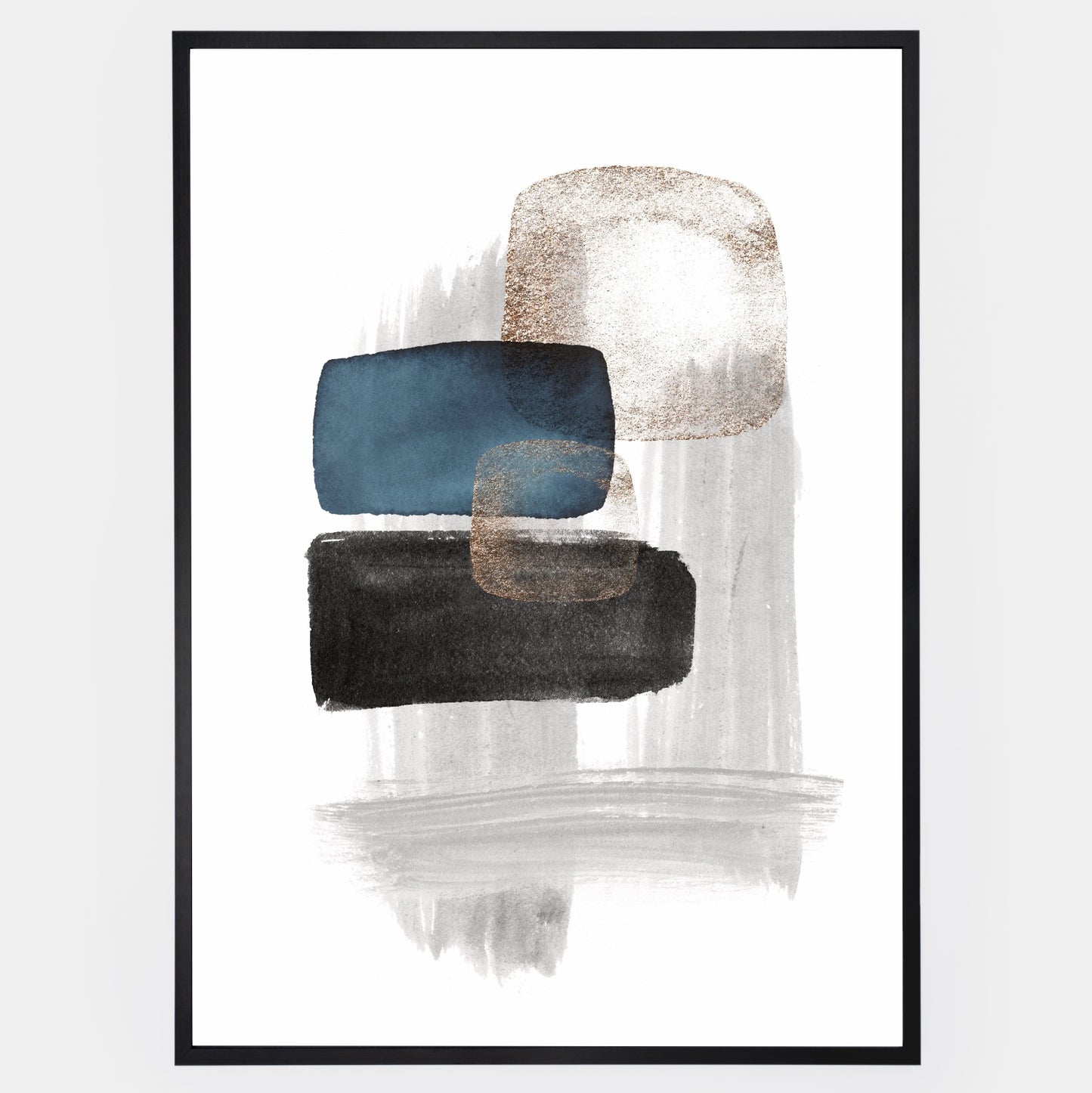 Abstract Poster "Gold Touch" No. 3