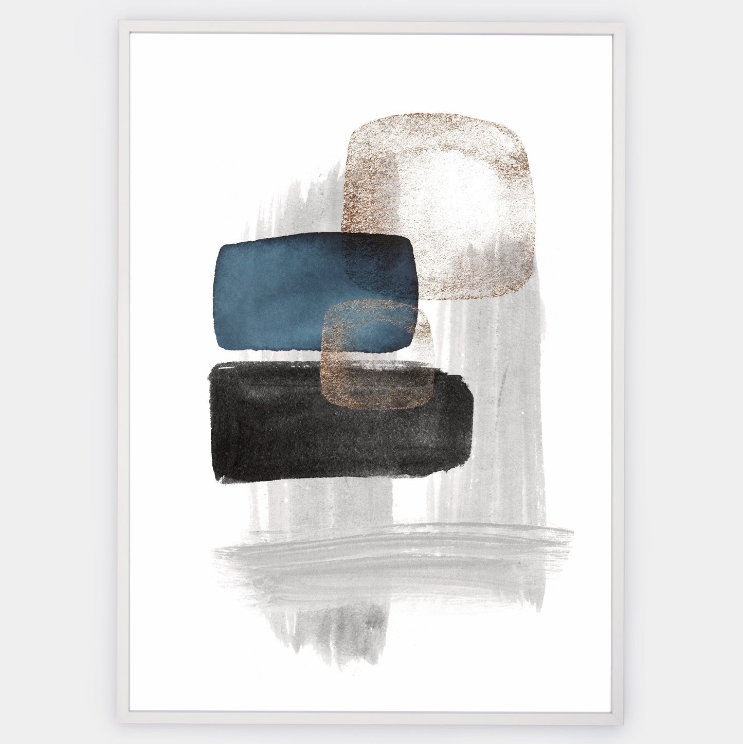 Abstract Poster "Gold Touch" No. 3