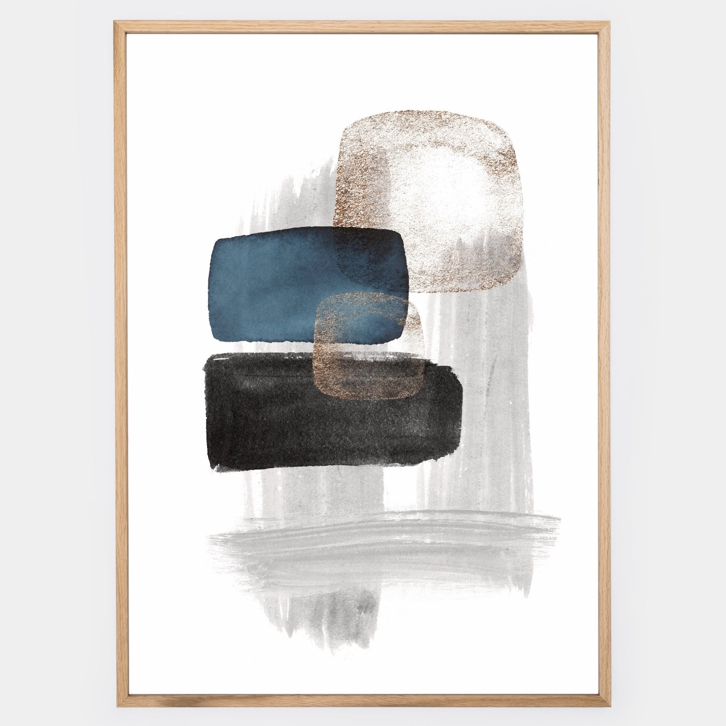 Abstract Poster "Gold Touch" No. 3