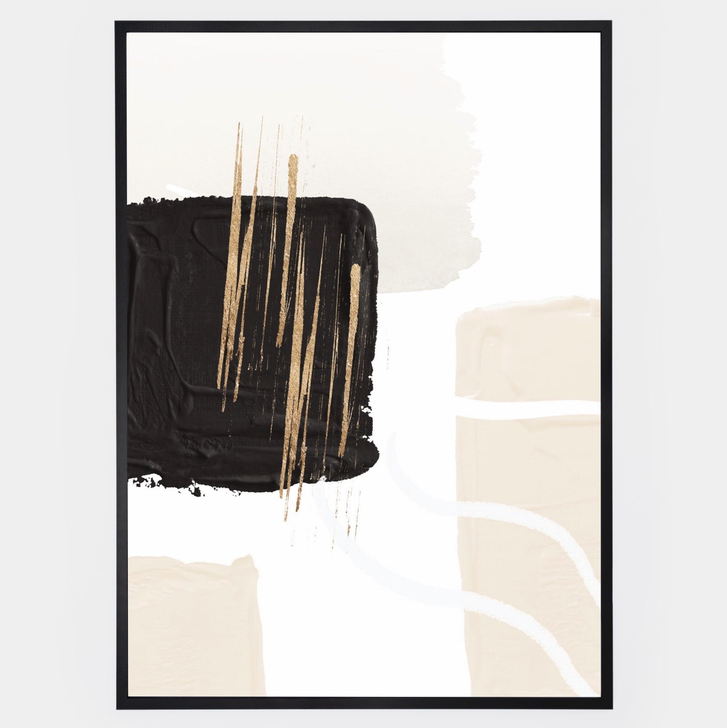 Abstract Poster "Gold Scraps" No. 3