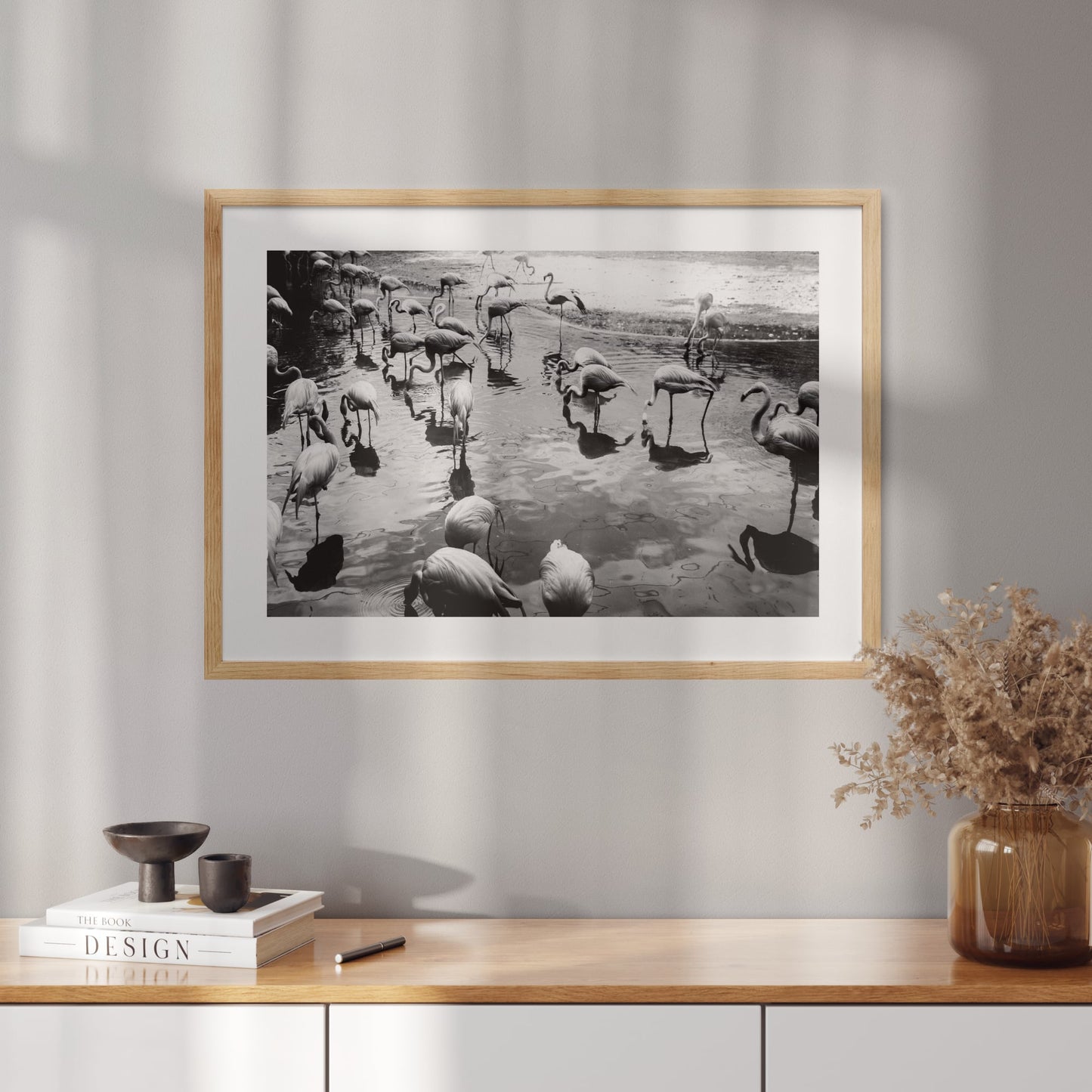 Flamingo photo poster