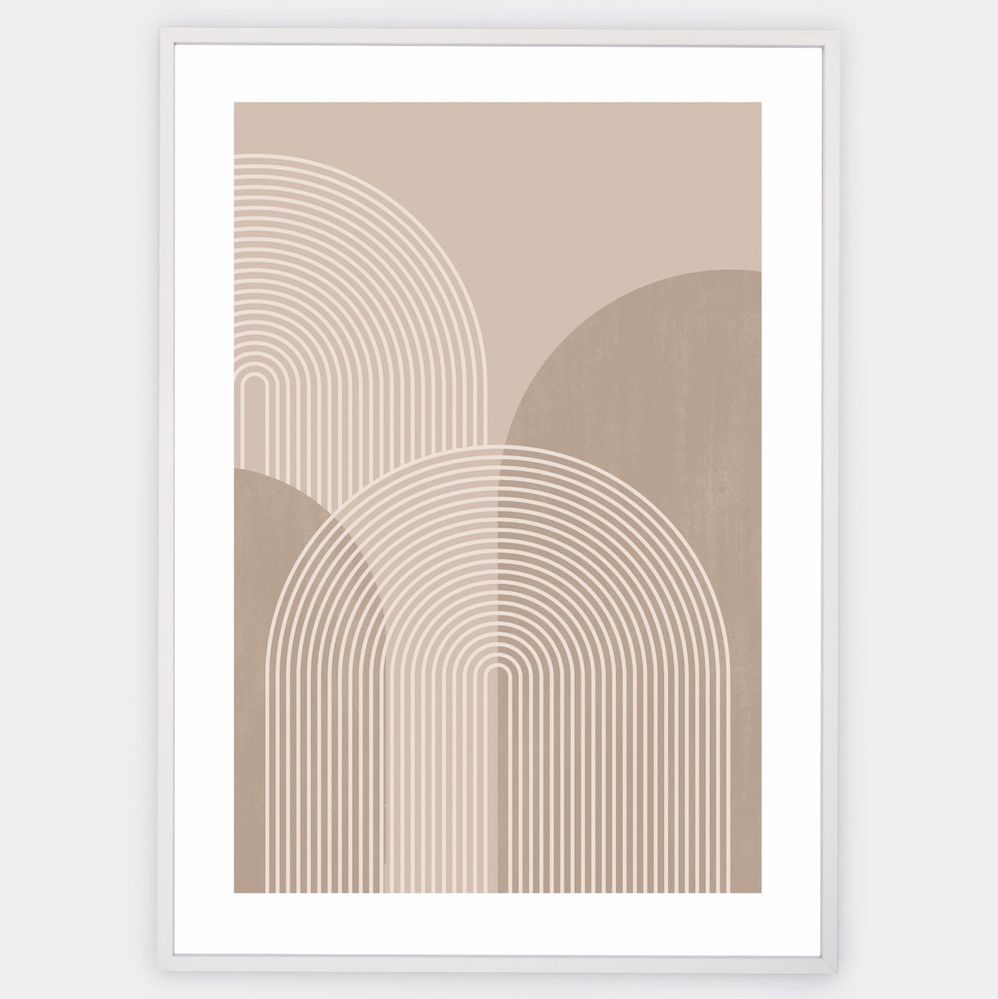 Boho poster with geometric shapes No. 1