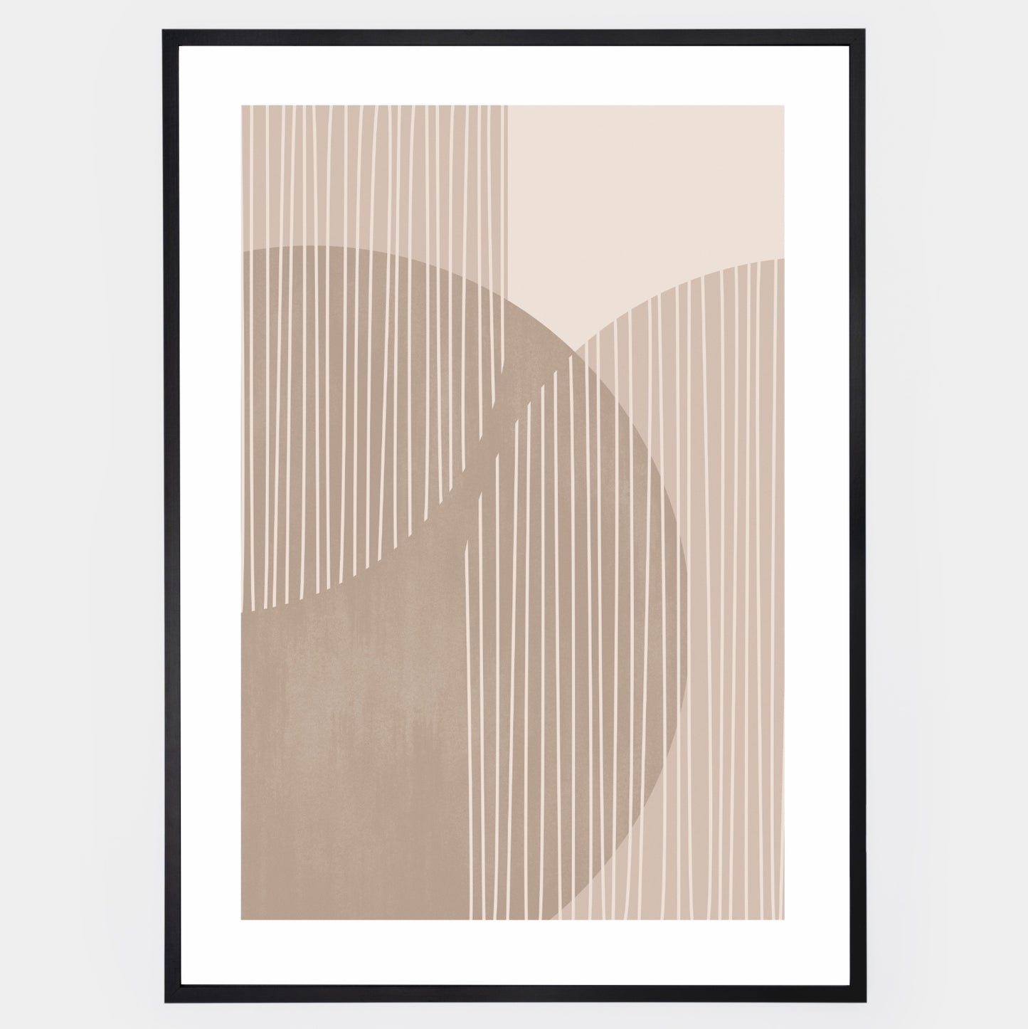Boho poster with geometric shapes No. 2