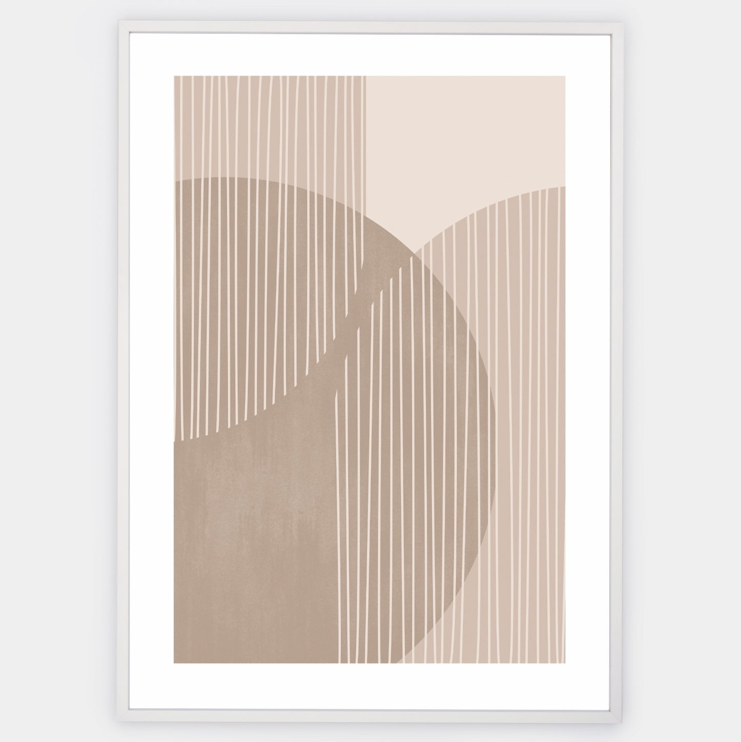 Boho poster with geometric shapes No. 2