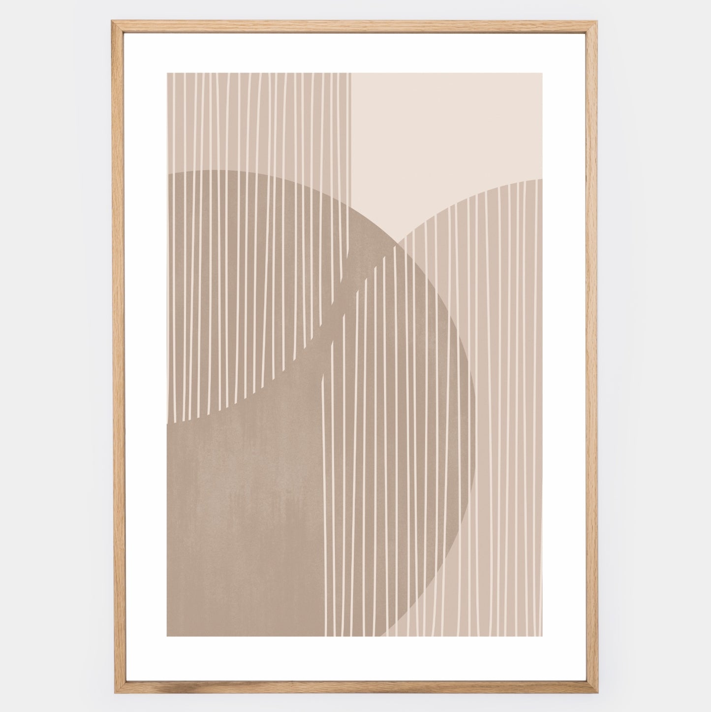 Boho poster with geometric shapes No. 2