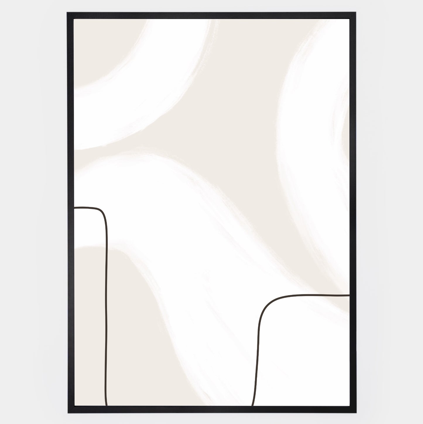 Boho poster "Brushstrokes" No. 3