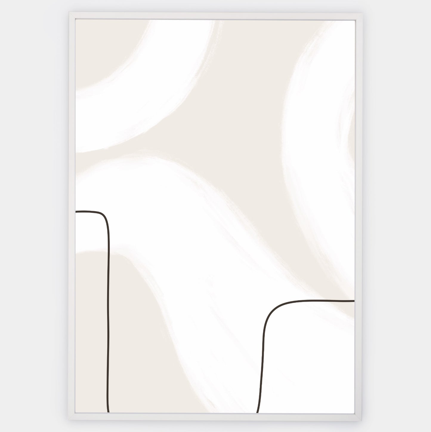 Boho poster "Brushstrokes" No. 3