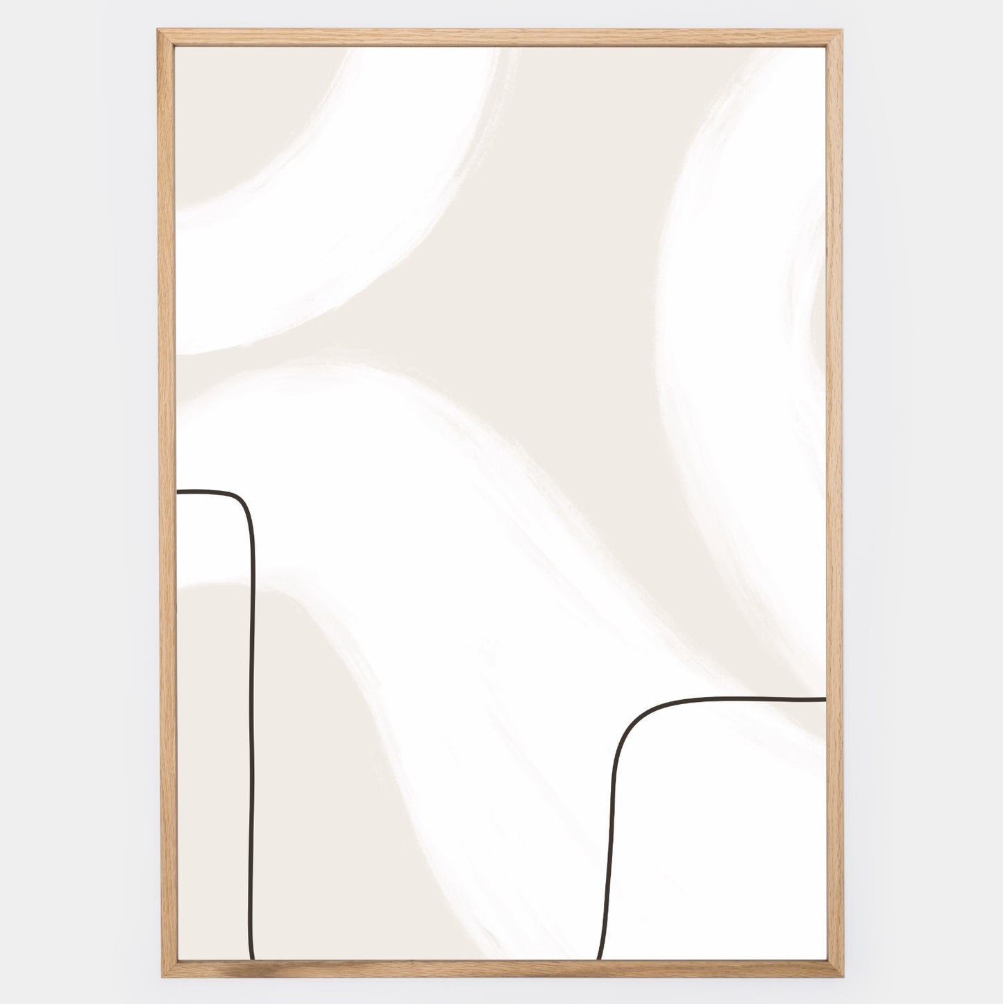 Boho poster "Brushstrokes" No. 3
